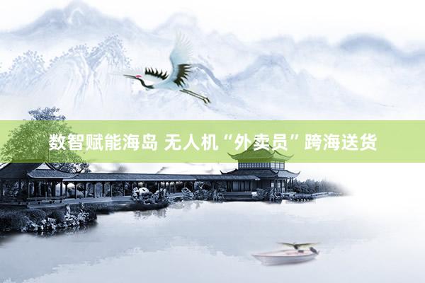 数智赋能海岛 无人机“外卖员”跨海送货