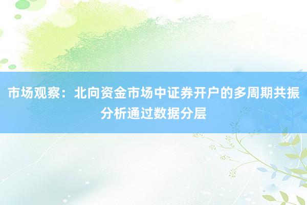 市场观察：北向资金市场中证券开户的多周期共振分析通过数据分层