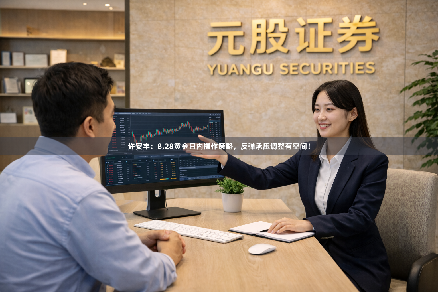 许安丰：8.28黄金日内操作策略，反弹承压调整有空间！